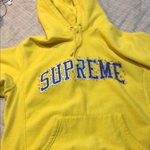 Yellow Supreme Hoodie